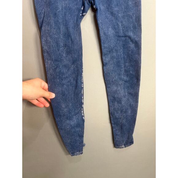 FP Movement By Free People Blue Washed Leggings XS High Rise Athletic Casual - Picture 6 of 9
